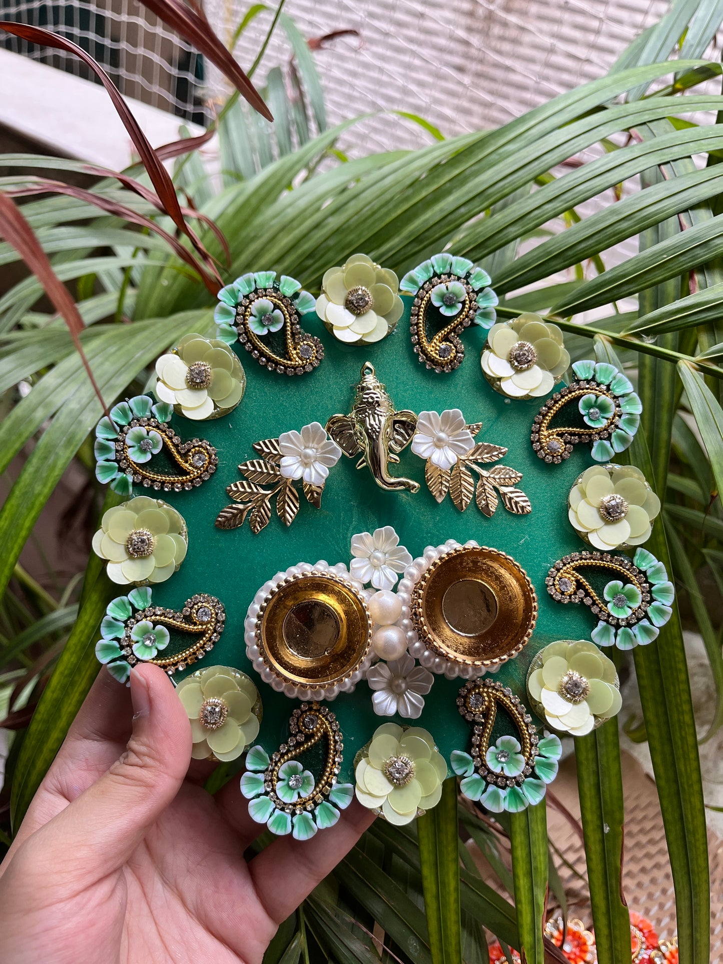 Divine Aura Petite Pooja Thali Bundle