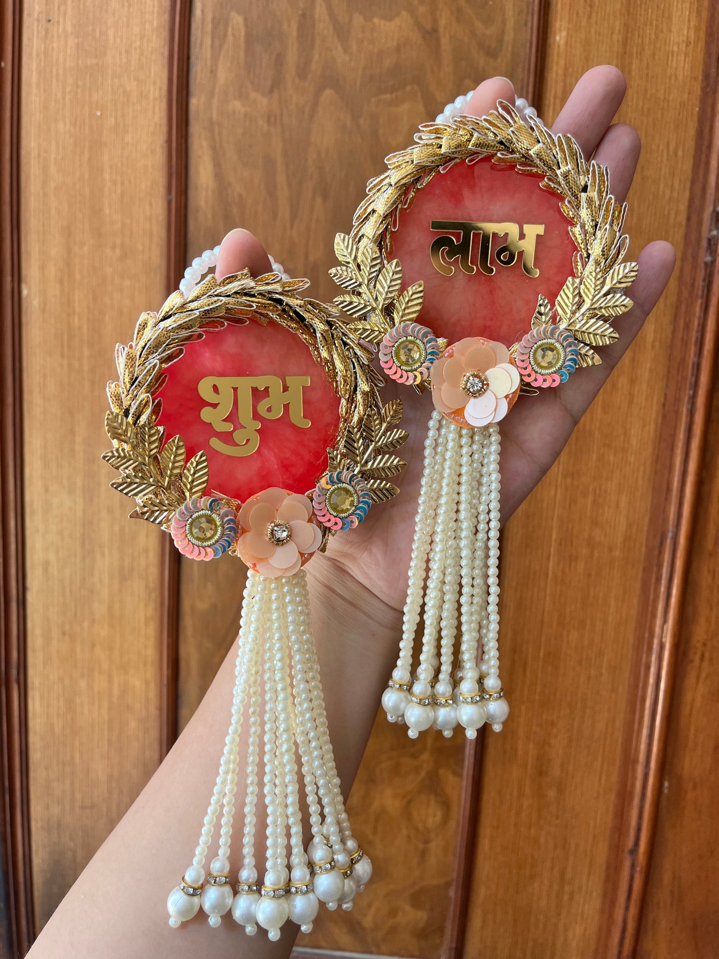 Resin Shubh Labh Hangings