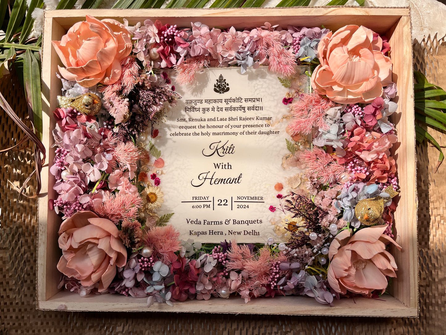 Floral Wedding Invite