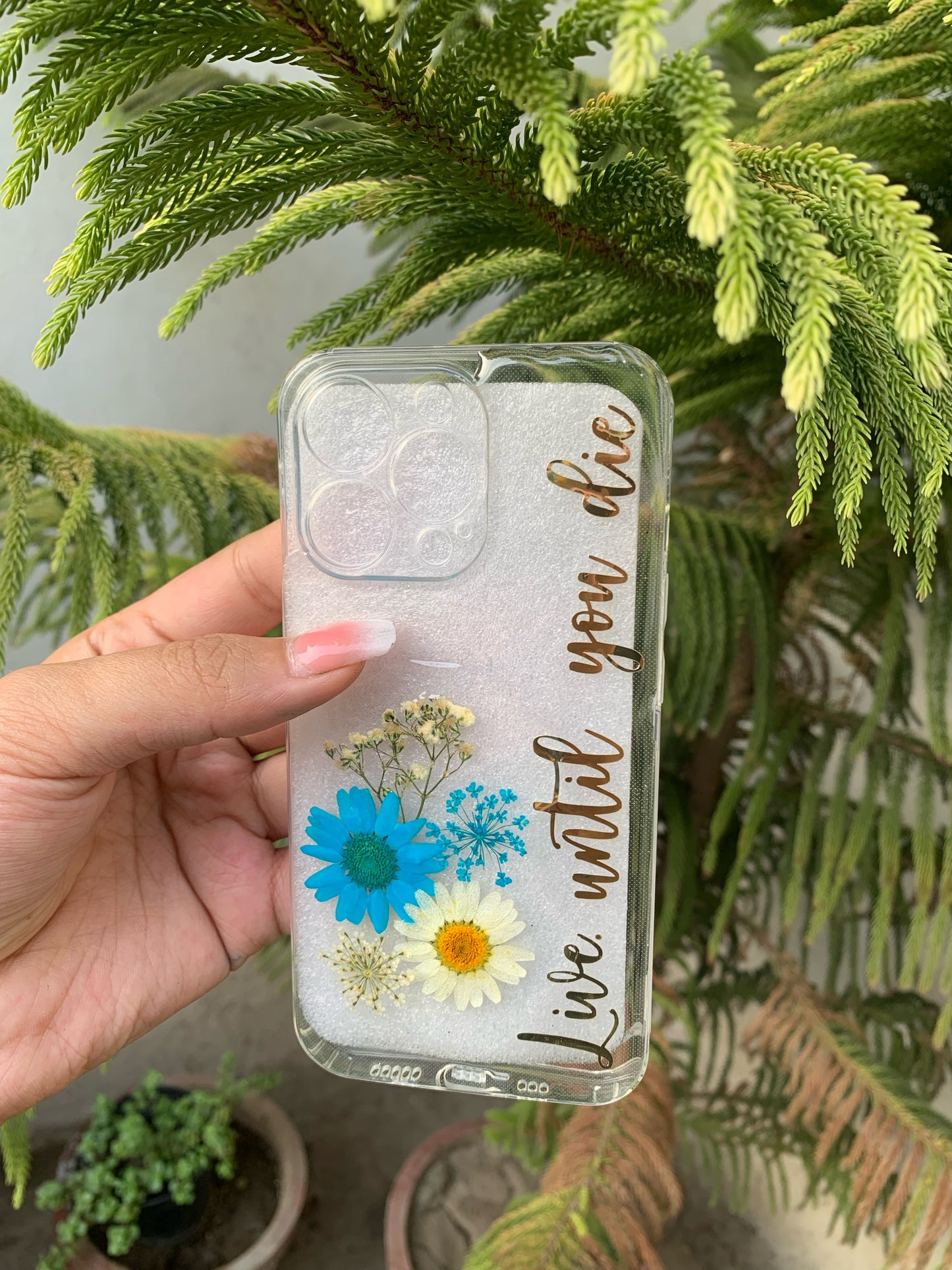 Botanical Elegance Phone Covers - Live until you die