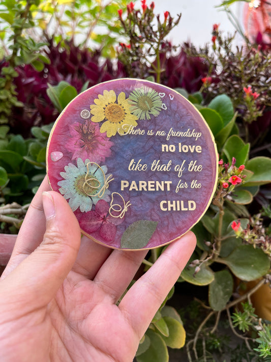 Floral Message Frame - 4 inches