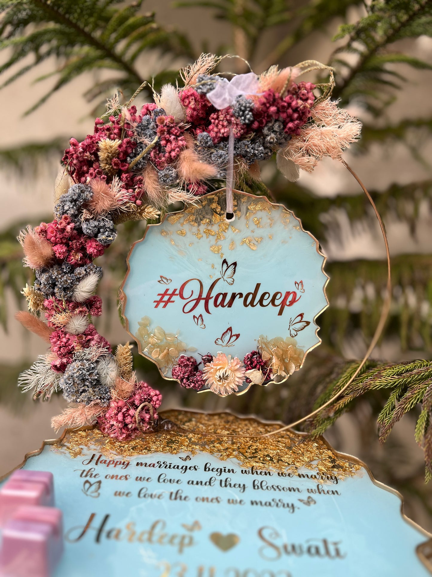 Blossom Ring Harmony: Floral Wreath Edition
