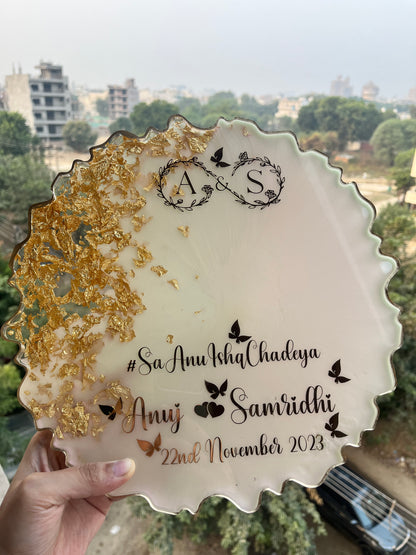 Pearl Glass Box Ring Tray