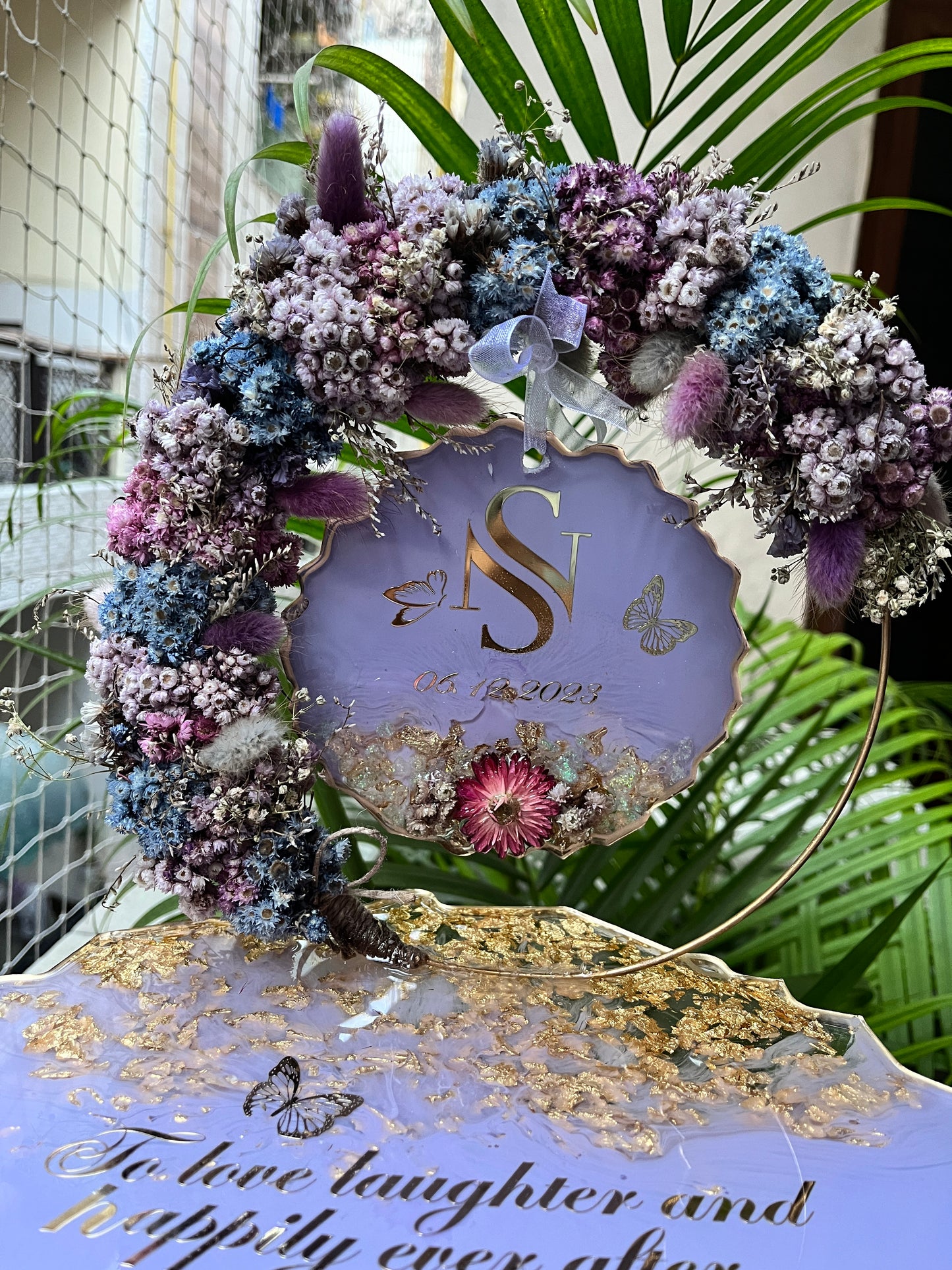 Blossom Ring Harmony: Floral Wreath Edition