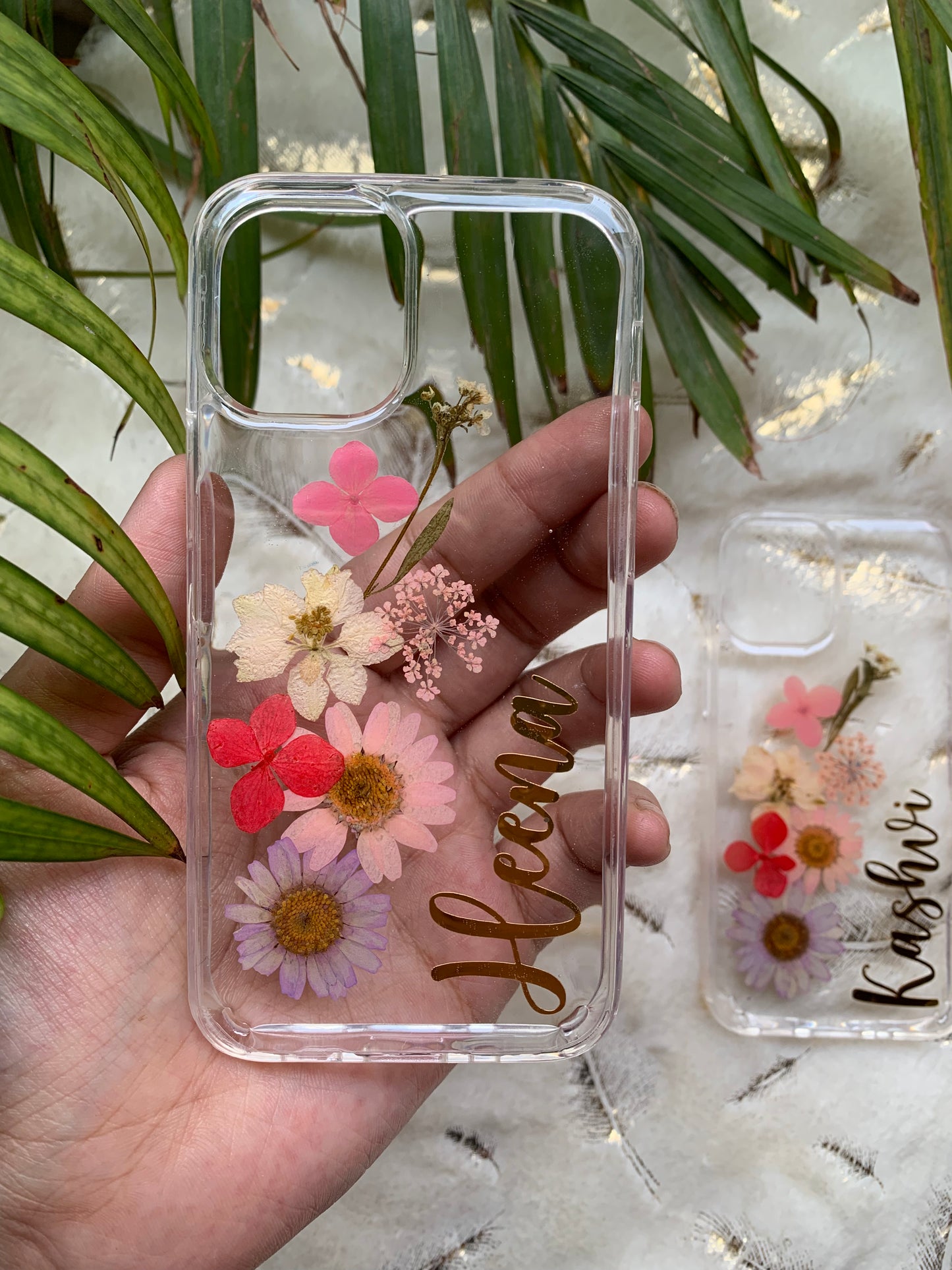Botanical Elegance Phone Covers - with Name