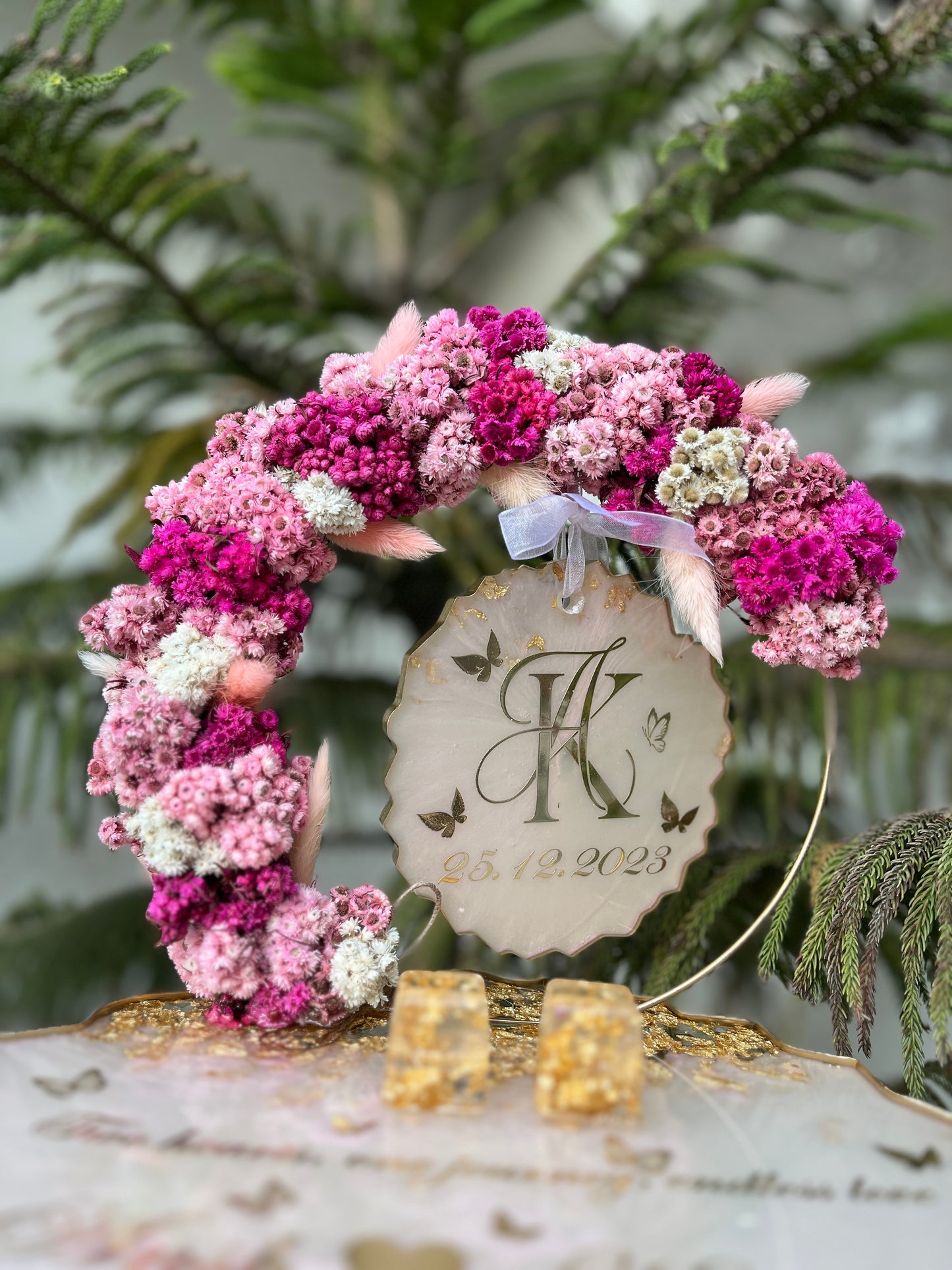 Blossom Ring Harmony: Floral Wreath Edition