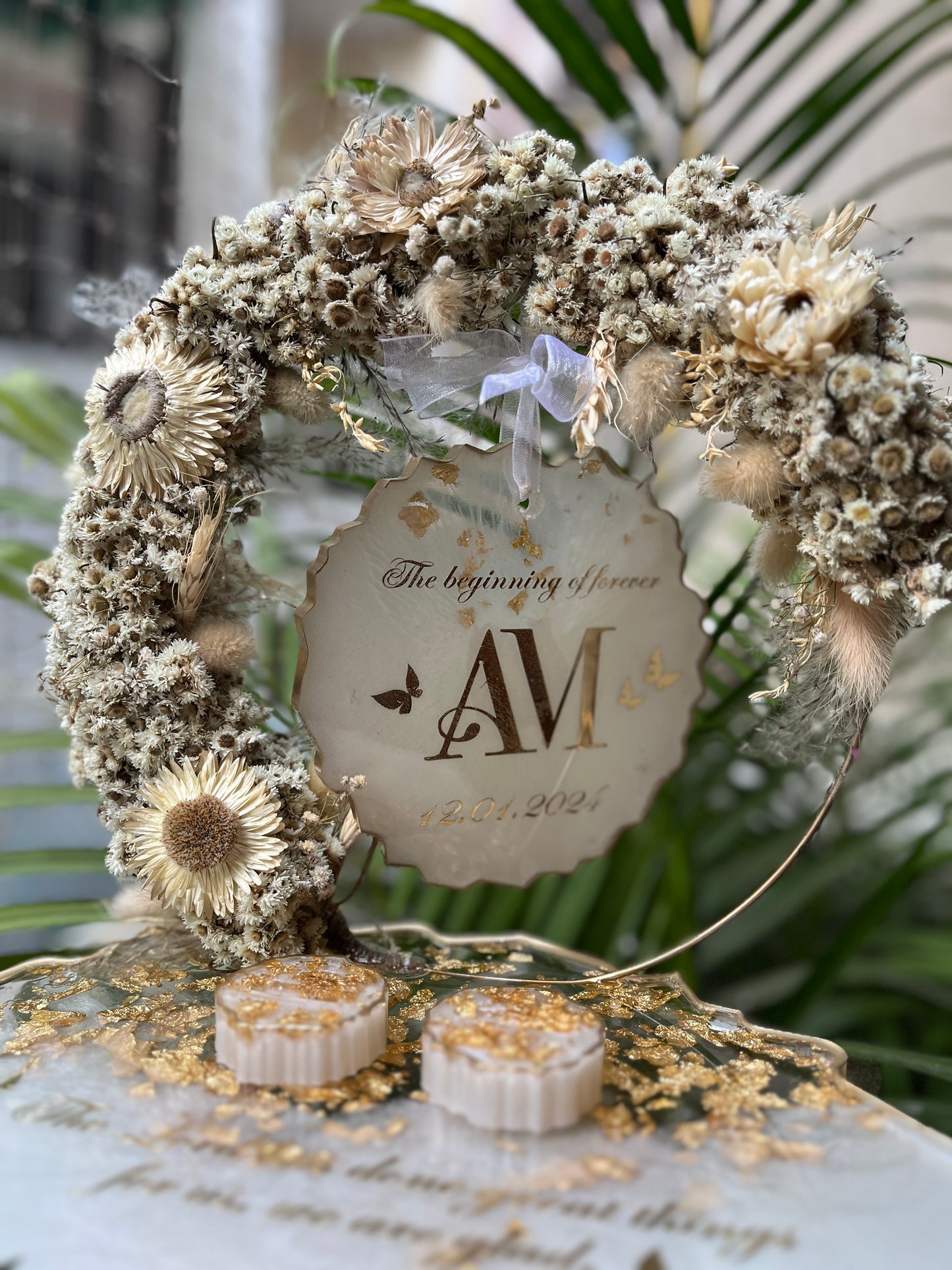 Blossom Ring Harmony: Floral Wreath Edition